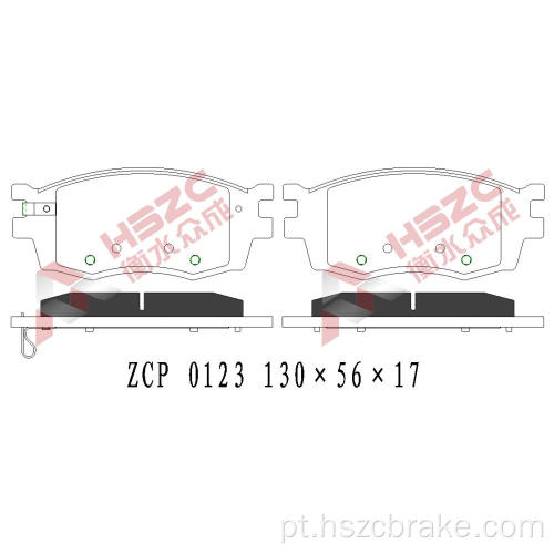 FMSI D1156 PAT CERAMICA DE CERAMICA DE CARRO PARA KIA